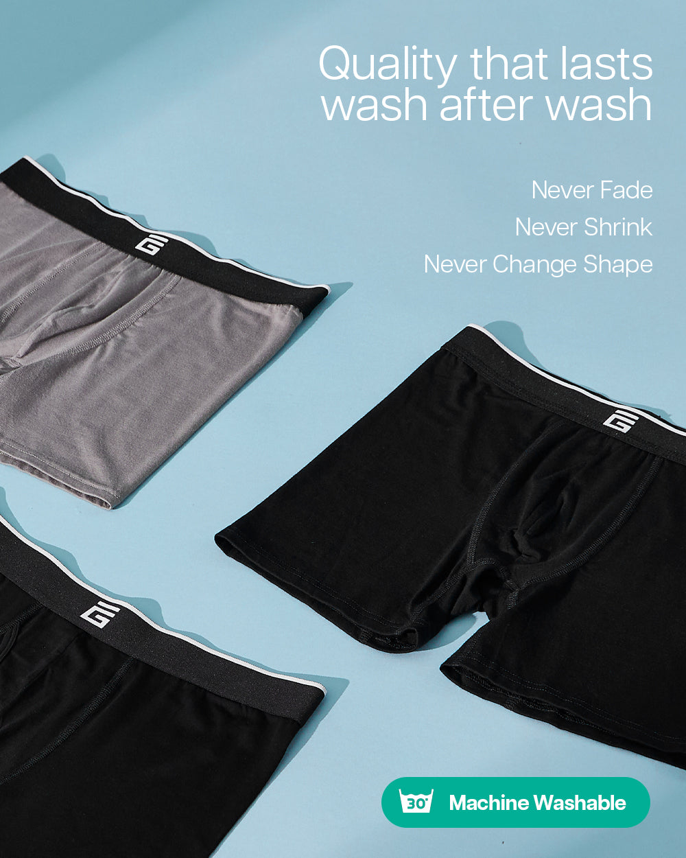 Super Soft Bamboo Boxers (3 Pack)