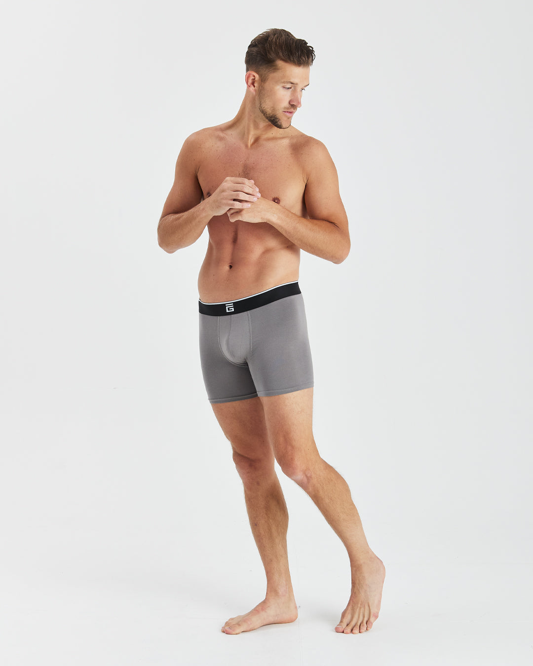 Super-Soft Bamboo Boxer Briefs (3 Pack)