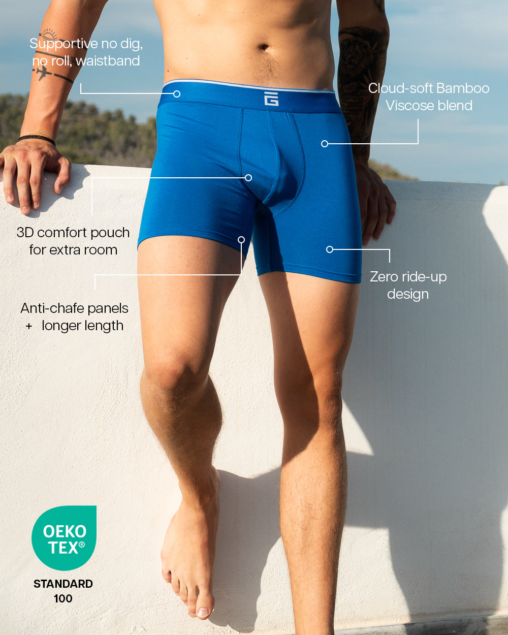 Super Soft Bamboo Boxers (3 Pack)